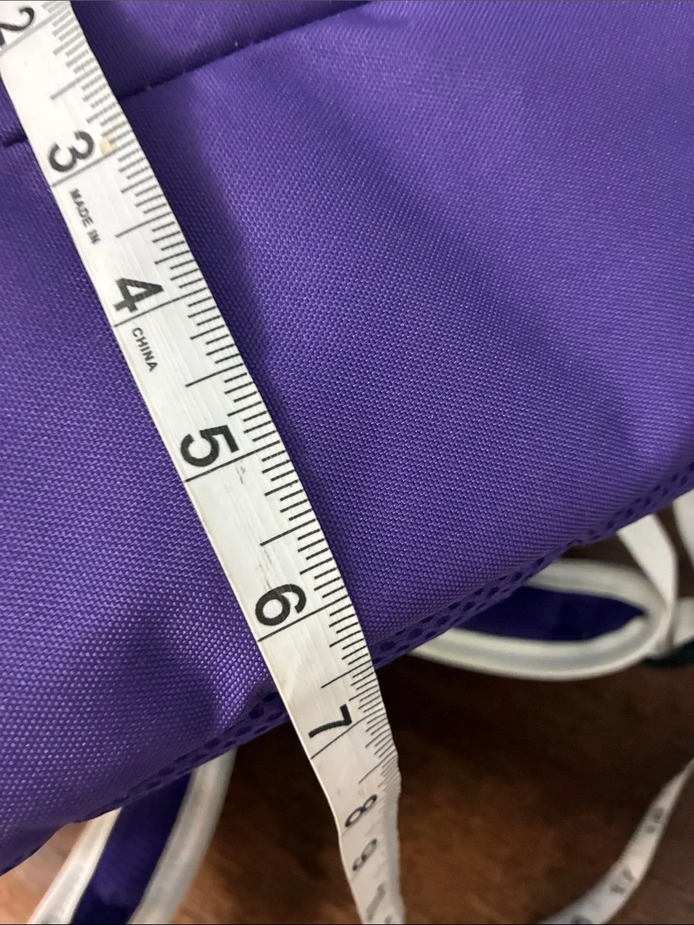 High Sierra Purple and White Pattern Backpack